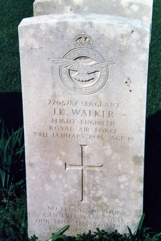 Sgt John Keith Walker<br/><br /><br />died January 8th, 1945